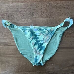 NWT Aerie Olive Green Tye-Dye Bikini Bottom